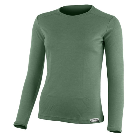 Lasting dámská merino mikina BELA 6666 zelená