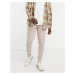 River Island joggers in stone-Neutral