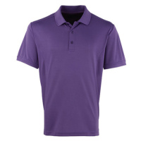 Premier Workwear Pánské polo triko PR615 Purple -ca. Pantone 269