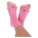 HappyFeet Adjustační ponožky Pink vel. M 1 pár