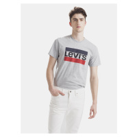 Levi's Šedé pánské tričko s potiskem Levi's® - Pánské