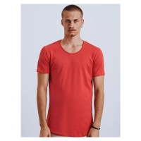 Buďchlap Jednoduché tričko v červené barvě