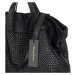 Dámská kožená shopper bag kabelka Mazzini M1M86 černá