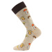 Lonka Woodoo Sólo Unisex trendy ponožky BM000002828600101372 vzor 28 / houby