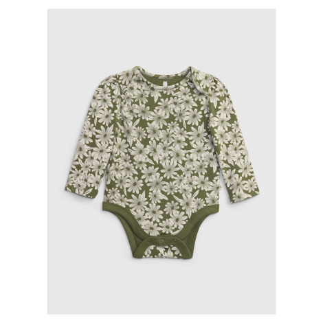 GAP Baby body organic s květy - Holky