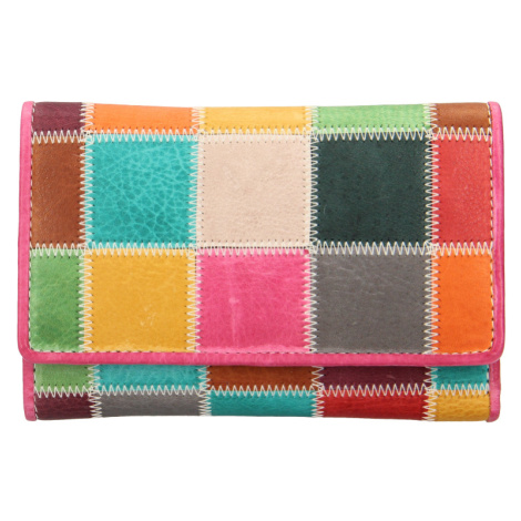 Lagen Dámská kožená peněženka LG-211/DS růžová