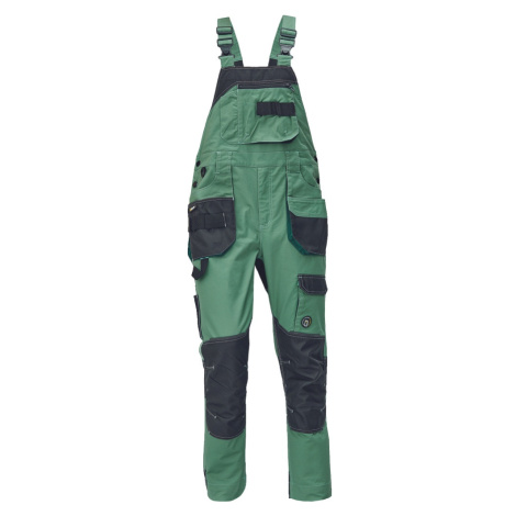 Cerva Dayboro Pánské pracovní kalhoty s laclem 03020397 mech.zelená Červa