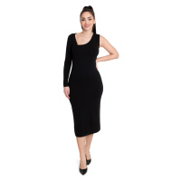 ONLY Dámské šaty ONLINA Standard Fit 15302675 Black/One Sleeve