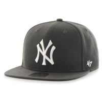 Kšiltovka 47 brand MLB New York Yankees šedá barva, s aplikací, B-NSHOT17WBP-CCA