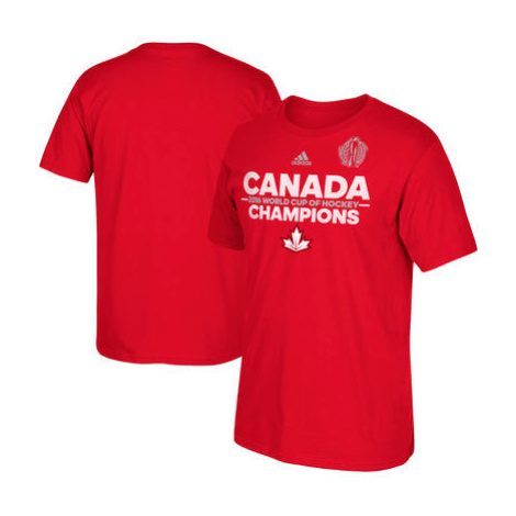 Hokejové reprezentace pánské tričko Canada 2016 World Cup of Hockey Champions Authentic Adidas