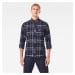 G-STAR Shirt - Bristum flap btn dwn slim shirt l\s blue