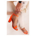 Oranžové sandály Blithe