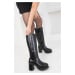 Soho Black Women's Boots 19752