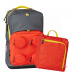 LEGO Titanium/Red Signature Maxi Plus - školní batoh