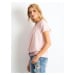 Transformativní růžové melanžové tričko