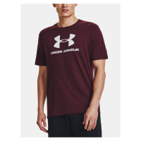 Under Armour Tričko UA M SPORTSTYLE LOGO SS-MRN - Pánské