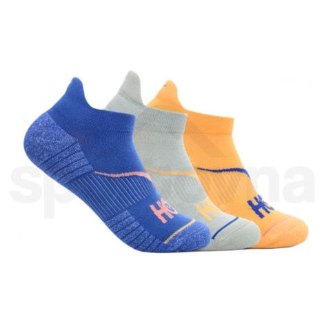 Ponožky Hoka No-how Run ock 3-Pack - modrá/šedá/oranžová