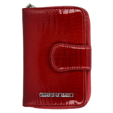 Dámská lakovaná kožená peněženka Fia, červená Lorenti