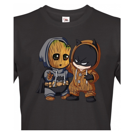 Pánské tričko Batman a Groot - ideální dárek BezvaTriko