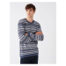 LC Waikiki LCW Casual Crew Neck Long Sleeve Men's Knitwear Sweater