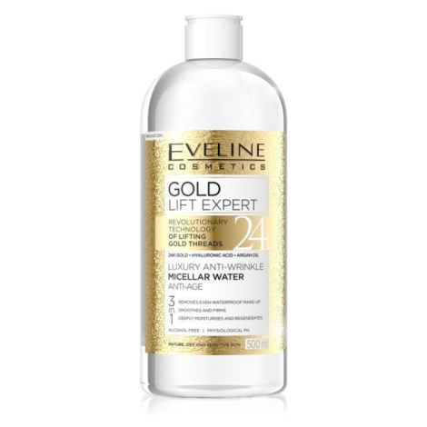Eveline GOLD Lift Expert Micelární voda 500 ml EVELINE Cosmetics