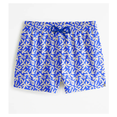 Blue Geometric Swim Shorts Bittersweet Paris