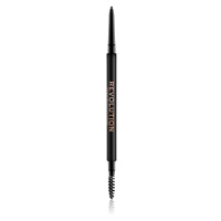 Makeup Revolution Precise Brow Pencil precizní tužka na obočí s kartáčkem odstín Medium Brown 0.