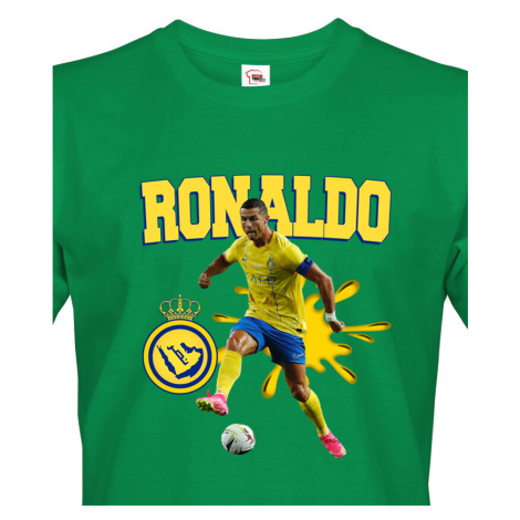 Pánské tričko s potiskem  Cristiano Ronaldo - Al Nassr -  pánské tričko pro milovníky fotbalu BezvaTriko