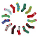 Ponožky Vánoce lízátko, zelené 39-43