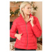 Z6746 DEWBERRY LADIES COAT-PLAIN RED