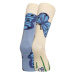 Veselé bambusové ponožky Dedoles Motýl modrásek (D-U-SC-RS-C-B-1554) S