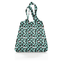 Skládací taška Reisenthel Mini Maxi Shopper Leo pastel gepard mint