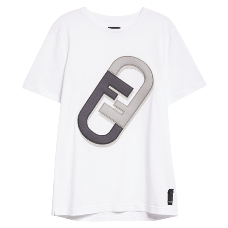 FENDI 3D Logo White tričko