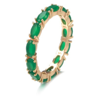 Minimalistický prsten s zeleným opálem