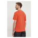 Bavlněné tričko Pepe Jeans Dave Tee oranžová barva, s potiskem