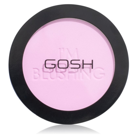 Gosh I'm Blushing pudrová tvářenka odstín 005 Shocking Pink 5,5 g
