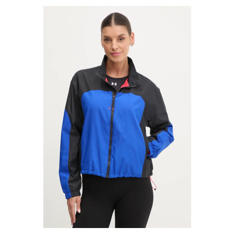 Bunda Under Armour Project Rock dámská, černá barva, přechodná, 1389706