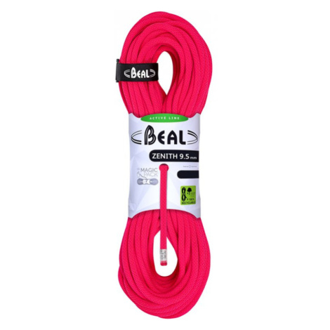 Lezecké lano Beal Zenith 9.5 mm (80m) Barva: růžová