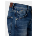 Tmavě modré pánské džínové kraťasy Pepe Jeans Track