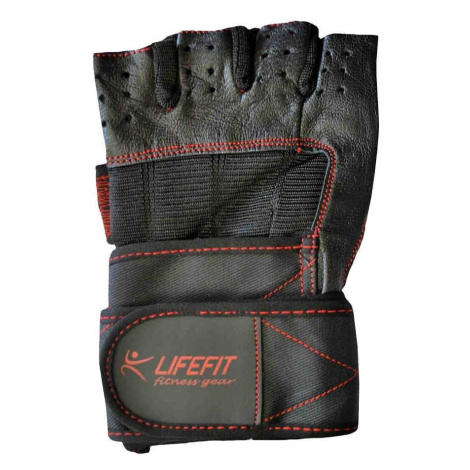Fitnes rukavice LIFEFIT TOP, vel. XL, černé Oblečení