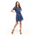 Tessita Woman's Dress T267 4 Navy Blue
