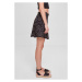 Ladies Viscose Mini Skirt - blackflower