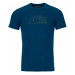 Ortovox 140 Cool Vintage Badge T-Shirt M Petrol Blue Tričko