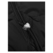 Černá prošívaná bunda s odepínací kapucí Miss TiTi (2482)