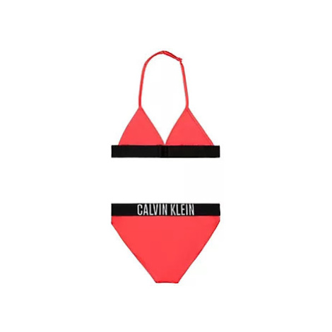 Dívčí soupravy plavek TRIANGLE BIKINI SET KY0KY00087XN8 - Calvin Klein