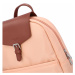 Dámský moderní batoh světle růžový - Hexagona Nalle růžová