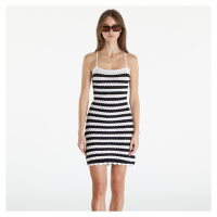 Tommy Jeans Crochet Stripe Dress Black