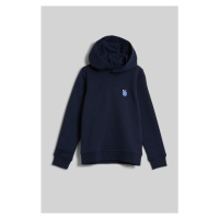 MIKINA GANT ALPINE BADGE HOODIE modrá