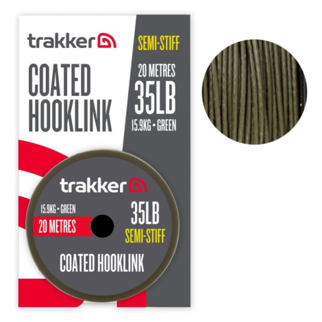 Trakker návazcová šňůra semi stiff coated hooklink 20 m - 35 lb 15,9 kg