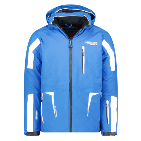 Zateplená lyžařská bunda s reflexními pruhy GEOGRAPHICAL NORWAY Wimax Barva: Světle modrá